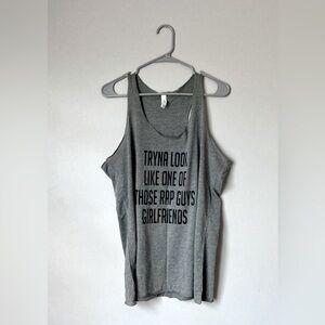 NWOT Rap Guys GF Tank Top